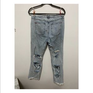 Alice + Olivia Distressed Jeans
